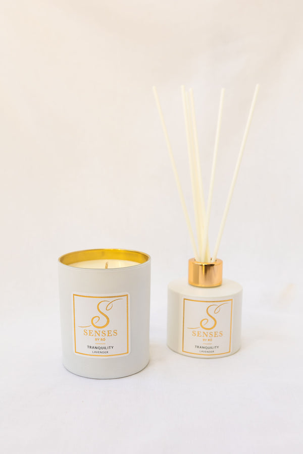 TRANQUILITY Candle and Diffuser Gift Set